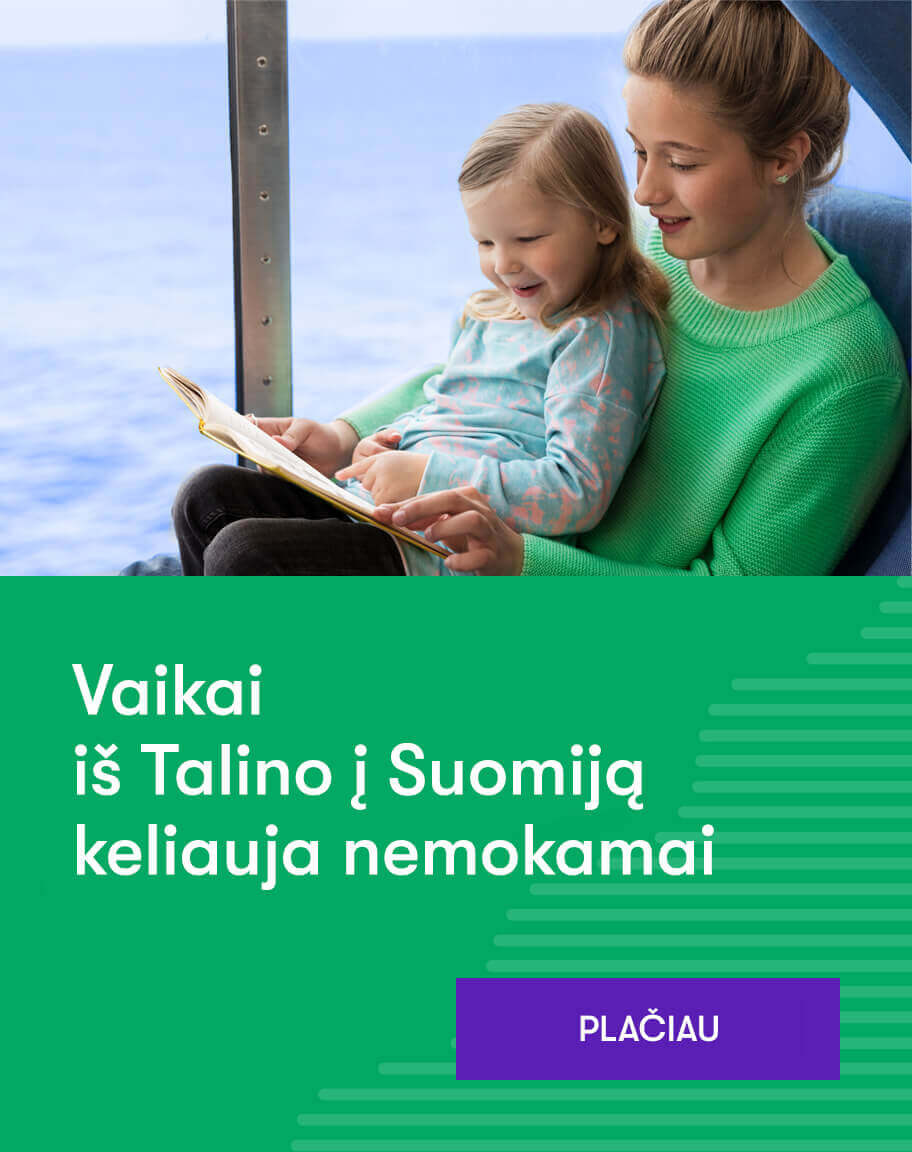 Vaikai iš Talino į Suomiją keliauja nemokamai