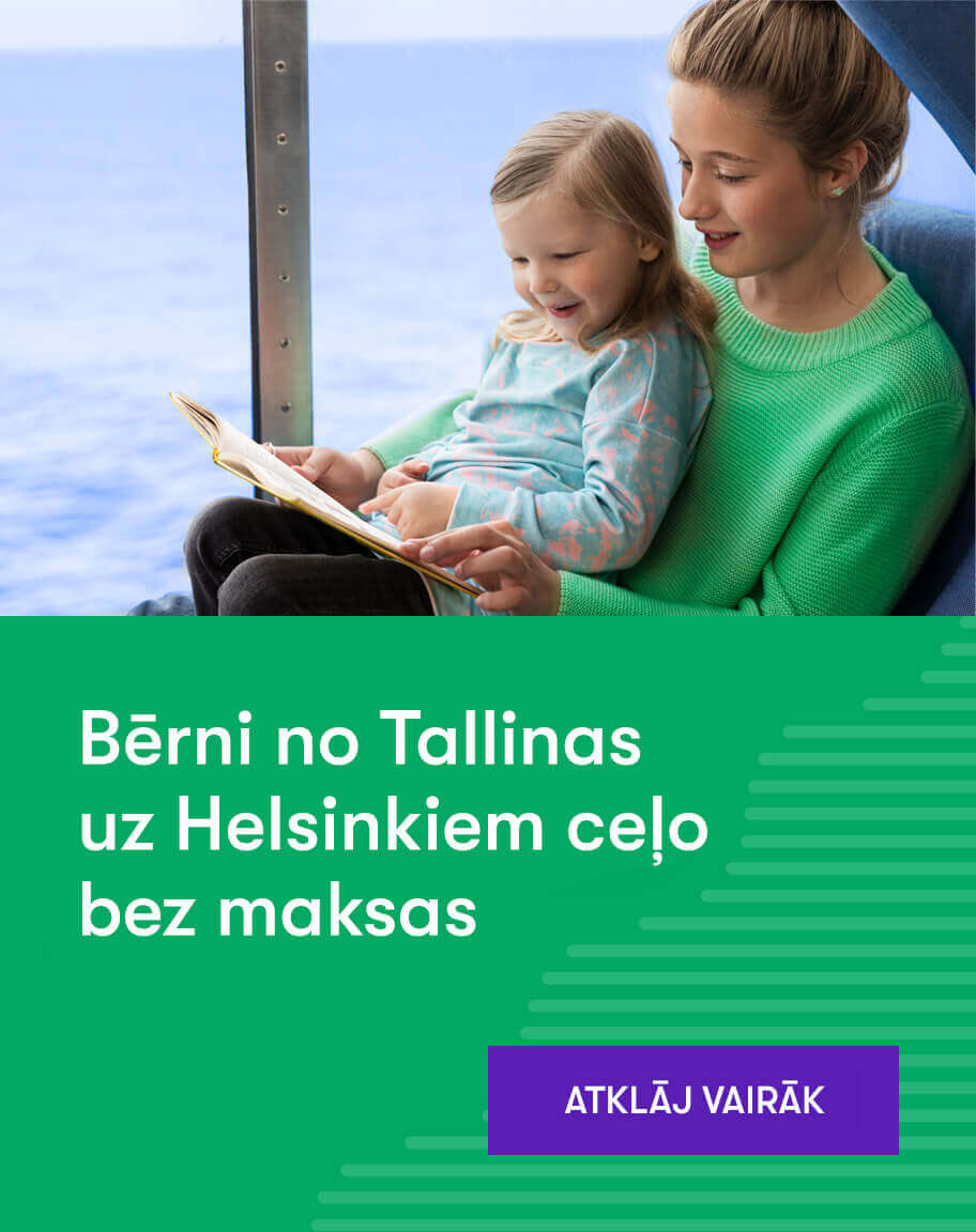 Bērni no Tallinas uz Helsinkiem ceļo bez maksas