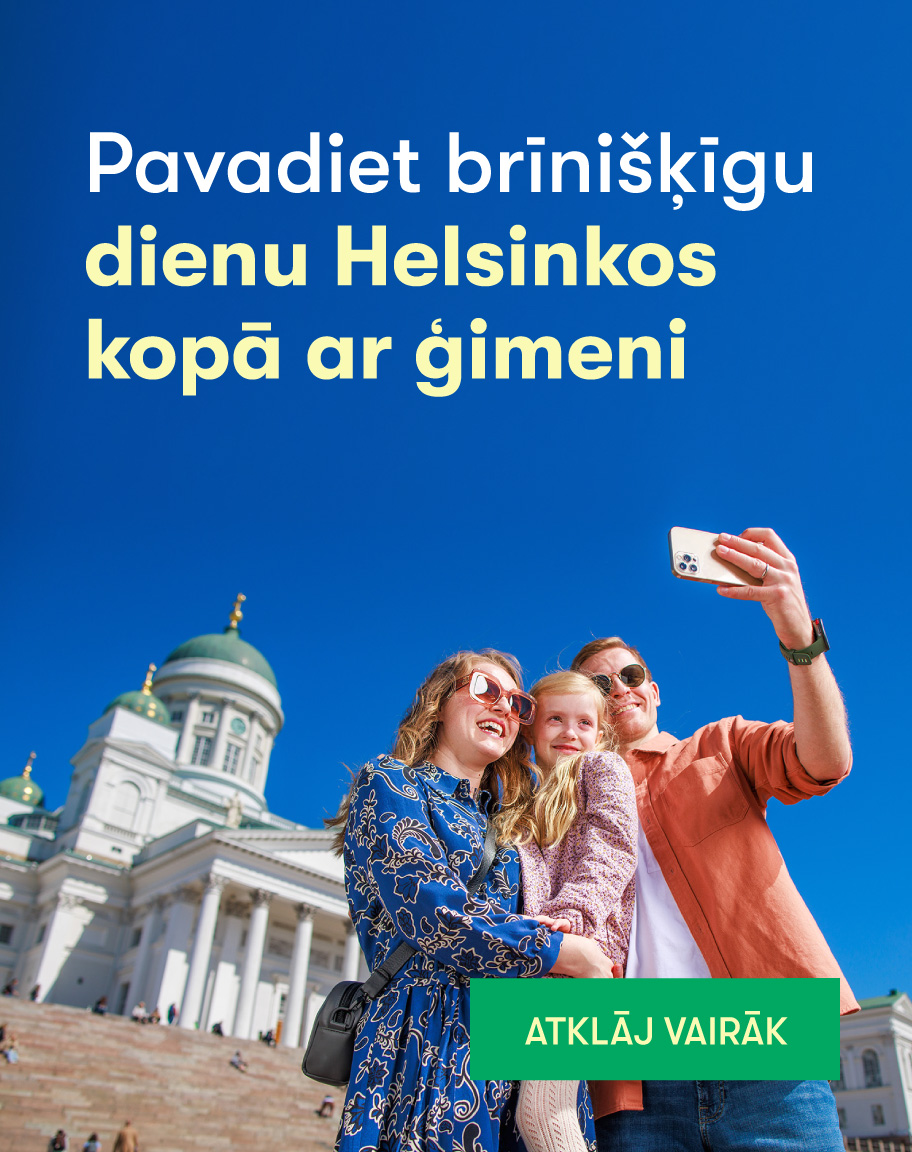 Laiks atpūsties Helsinkos kopā ar ģimeni
